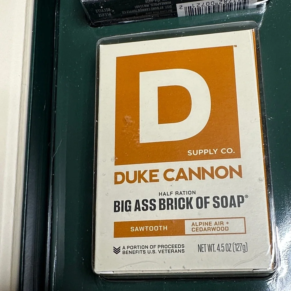 Duke Cannon Naughty & Nice Bar Soap Gift Set of 4 Individually Wrapped Bars NWT